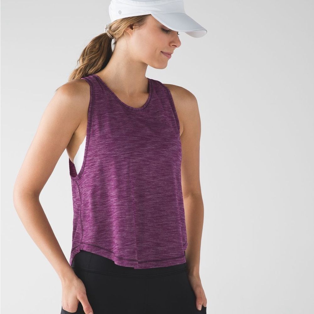 Lululemon Rush Hour Tank Racerback Tank – Heathered Purple
